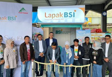 GRAND OPENING LAPAK BSI PERTAMA DI INDONESIA RESMI DIBUKA DI PASAR CISARUA BOGOR
